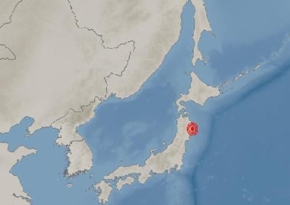 日 이와테현 모리오카시 인근 규모 5.1 지진 발생
