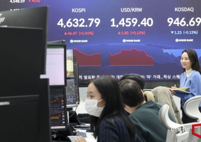 [포토] 사상 최고치 재경신한 코스피