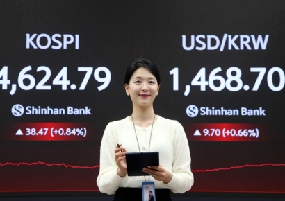 환율 10원 넘게 올라…당국 개입에도 1470원 위협(상보)