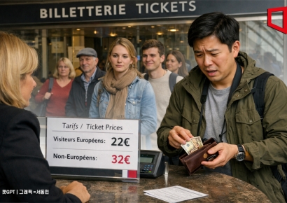 "한국사람은 5만5000원"…非유럽인 입장료 45% 인상한 루브르