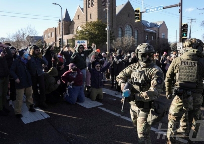 "美국방부, 육군 제11공수 1500명 미네소타 투입 대비 명령"
