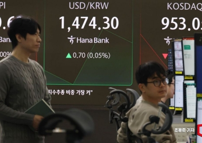 [포토] 원/달러 환율 상승으로 출발