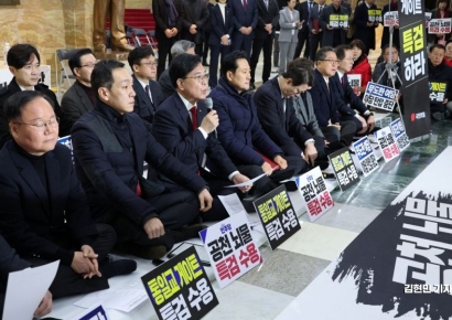 [포토] 송언석 "장동혁, 오죽했으면 단식‥李 대통령, 쌍특검 수용해야"