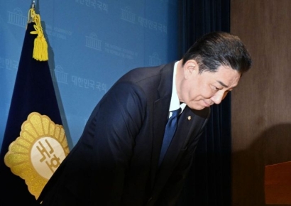 [포토] '제명 처분' 김병기, 재심 포기…"최고위서 제명 확정해달라"