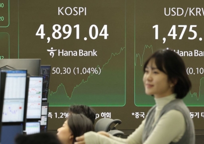 코스피 사상 첫 4900 돌파…현대차 시총 3위로