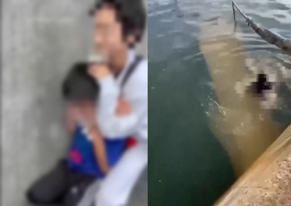 목 졸라 바다에 빠뜨리고 '깔깔'… SNS 학폭 영상에 日 '발칵'