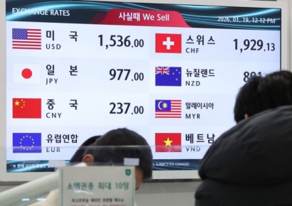 작년 일평균 외환거래액, 통계개편 후 '최대'…"해외투자 급증 등 영향"