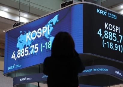 코스피, 숨고르기 장세…4880선 마감