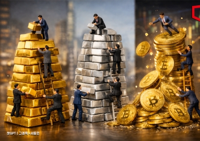 금·은 값은 뛰는데...비트코인은 왜 떨어질까[Why&Next]