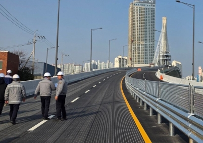 포항시, 바다 위 솟은 ‘해오름대교’, 도시의 혈관 30일 오후 열린다