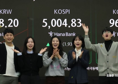 [포토] 꿈의 지수 5000 돌파