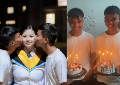 가족마저 인정했다…태국 여성, 쌍둥이 형제와 '다자 연애' 공개