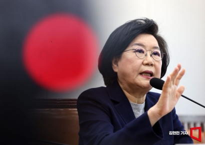 [포토] 이혜훈, 아들 혼인 미신고에 "결혼식 후 부부관계 최악"