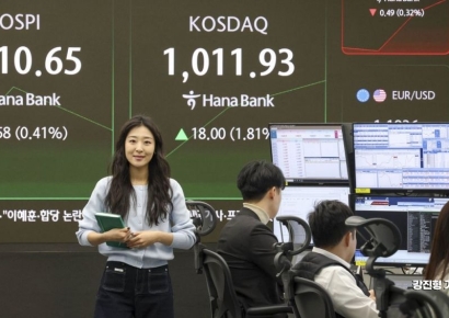 [포토] 코스닥 강세 '4년만에 1000 돌파'