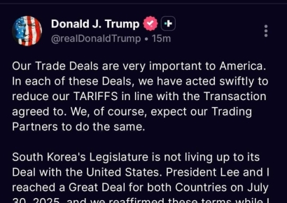 트럼프 "韓 관세 25%로 인상" 또 압박…다시 러트닉 만나는 김정관(종합) 