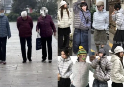 "몽클레르 필요 없다, 한국 여성처럼만"…중국서 불티나게 팔리는 '못생긴 옷'