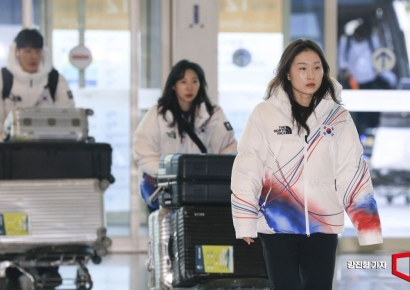 [포토] 인천공항 도착한 쇼트트랙 최민정