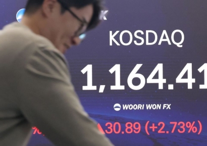 1월에 26% 급등 코스닥, 25년만에 가장 많이 올랐다