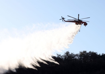 파주 영평산 일대서 산불…50분 만에 진화