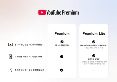 유튜브, 뮤직 뺀 8500원 프리미엄 요금제 출시…음원 플랫폼 재편될까