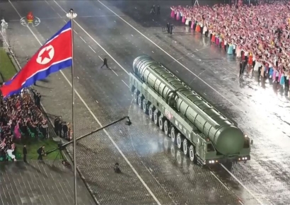 합참 "북, 열병식 준비모습 포착"