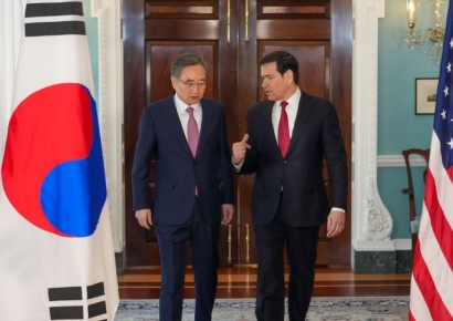 한미 외교수장 만났지만…해법 못 찾은 '25% 관세'