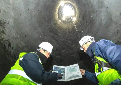 DL이앤씨, 43층 높이 수직터널 굴착…최첨단 'RBM 공법' 활용