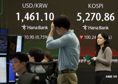 코스피, 4% 떨어져 5100대로…코스닥도 함께 하락