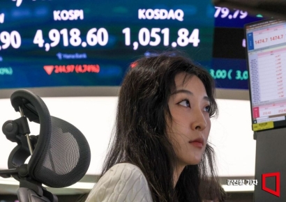 '또 매도 사이드 카?' 코스피 급락에…공포지수도 10일 연속 올랐다