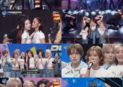 큐브엔터 아이들, 'Mono' 컴백 '엠카운트다운' 1위 등극