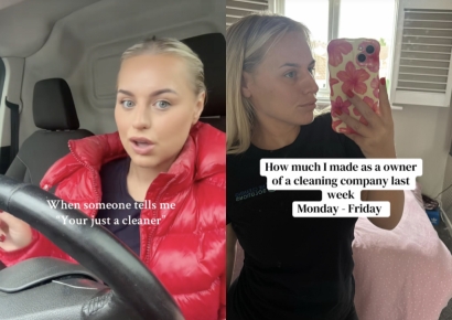 "내가 겨우 청소부라고?"…단 5일 근무만에 '200만원 수입' 공개한 英 22세 여성