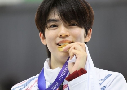 "미모 金" 피겨 차준환, 보그 최고 미남 선수 선정