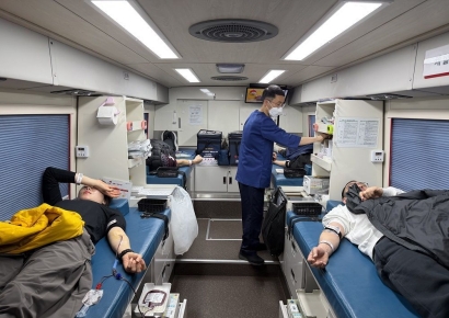 "생명나눔 실천" … 창원시설공단, '사랑의 헌혈' 행사 가져
