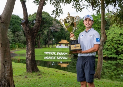 조우영, 아시안 투어 개막전 우승…"첫 정상 너무 기쁘다"