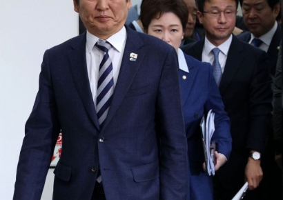 [포토] 최고위 참석하는 정청래