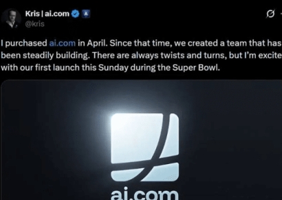 'AI 홈페이지 주소' 1000억원에 덜컥 산 코인 부자…왜?