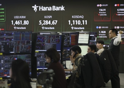 코스피, 美 훈풍에 4%대 강세…5290선 마감