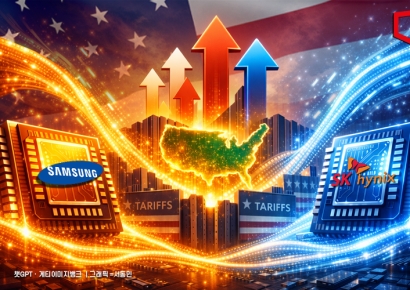 'SK하닉·삼전 AI열풍'이 관세장벽 뚫었다…韓기업 북미 매출 14% 증가