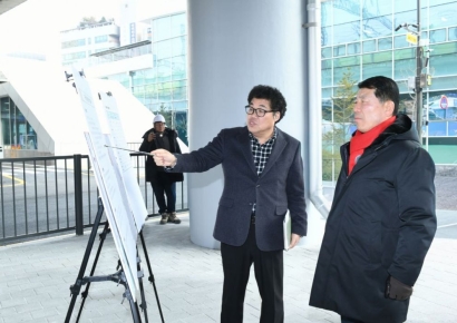백경현 시장, 구리역 환승센터 현장 점검…시민 중심 교통인프라 조성