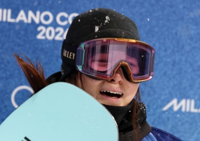 여고생 스노보더 최가온, 설상 첫 금메달…'기적을 만들다'