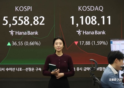 [포토] 장중 사상최고치 경신한 코스피