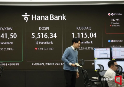 [포토] 코스피 하락, 원/달러 환율 상승 출발