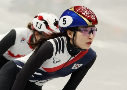 최민정·김길리 쇼트트랙 여자 1000m 준결승 진출
