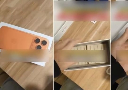 '에르메스 색상' 210만원짜리 아이폰 당첨됐는데…상자 열자 '울화통'