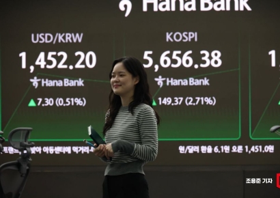 [포토] 원/달러 환율, 코스피 상승 출발