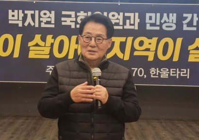 박지원 "해남에 20조 쏟아진다"…'태양광 기본소득' 파격 제안