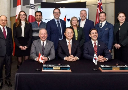 한화오션, 캐나다 조선시장도 겨눴다… 현지 조선소·대학과 협력체계 구축