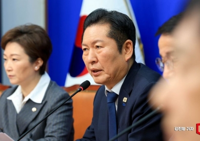 [포토] 모두발언하는 정청래 민주당 대표