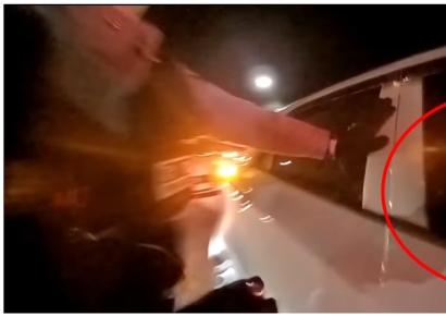 '현실판 마동석' 경찰관…車절도범 도주하자 '맨손'으로 유리창 깨고 검거