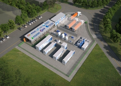 '석탄에서 수소의 도시로'…보령, 발전소 부지에 그린수소 생산기지 첫 삽